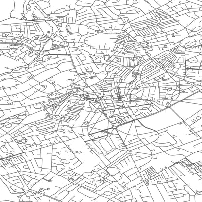 ROAD MAP OF HARROGATE, UNITED KINGDOM BY MAPBAKES