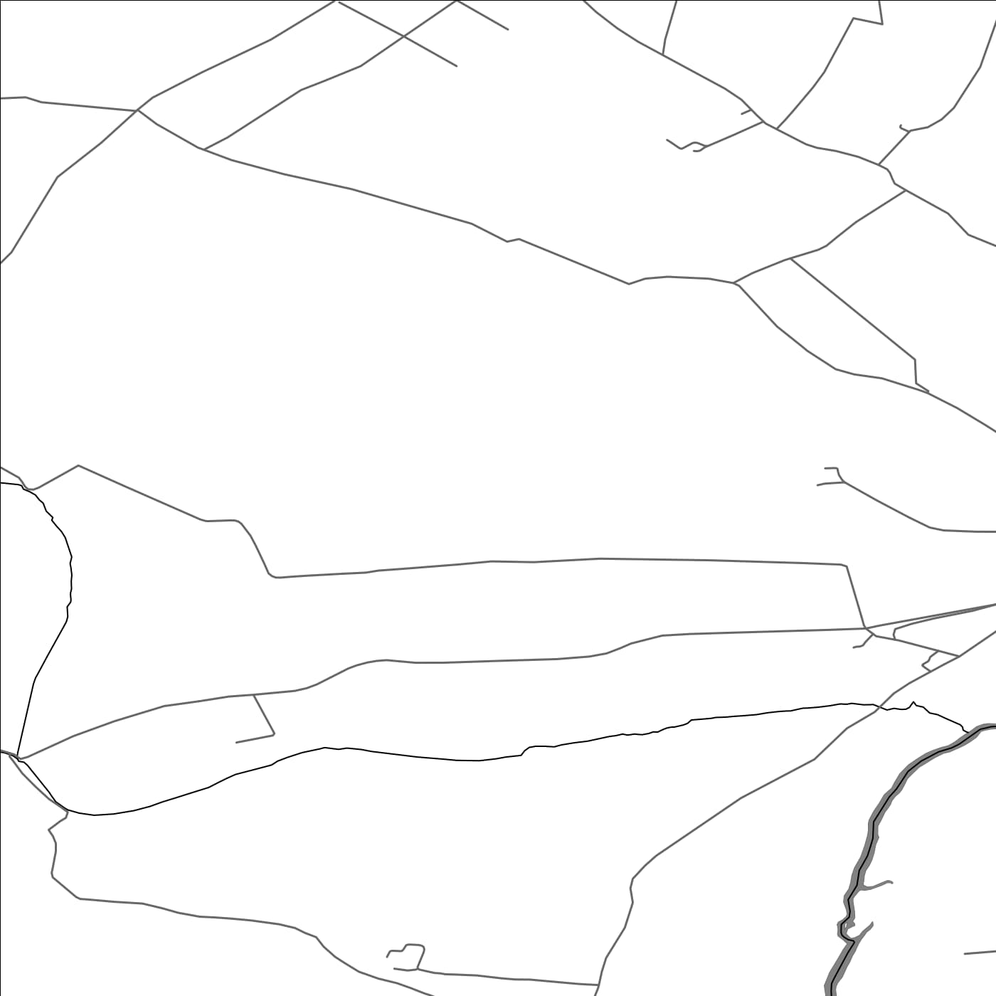 ROAD MAP OF HARROLD, UNITED KINGDOM BY MAPBAKES