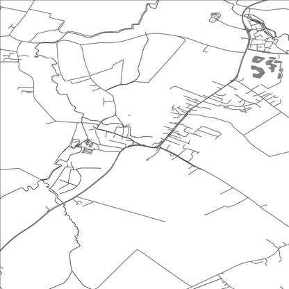 ROAD MAP OF HARSTON, UNITED KINGDOM BY MAPBAKES