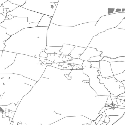 ROAD MAP OF HASLINGFIELD, UNITED KINGDOM BY MAPBAKES