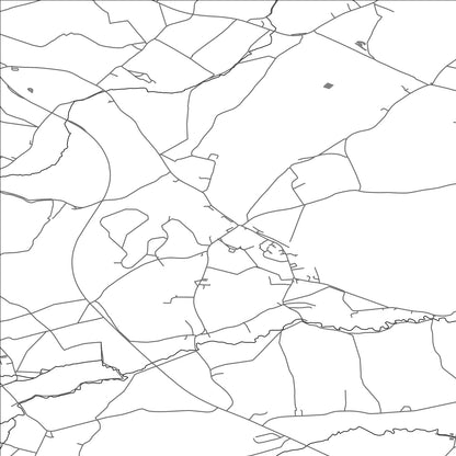 ROAD MAP OF HATCH BEAUCHAMP, UNITED KINGDOM BY MAPBAKES