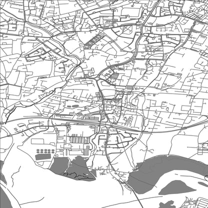 ROAD MAP OF HAVANT, UNITED KINGDOM BY MAPBAKES