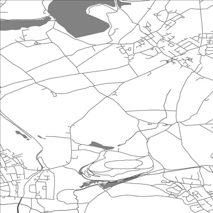 ROAD MAP OF HAVERCROFT WITH COLD HIENDLEY, UNITED KINGDOM BY MAPBAKES