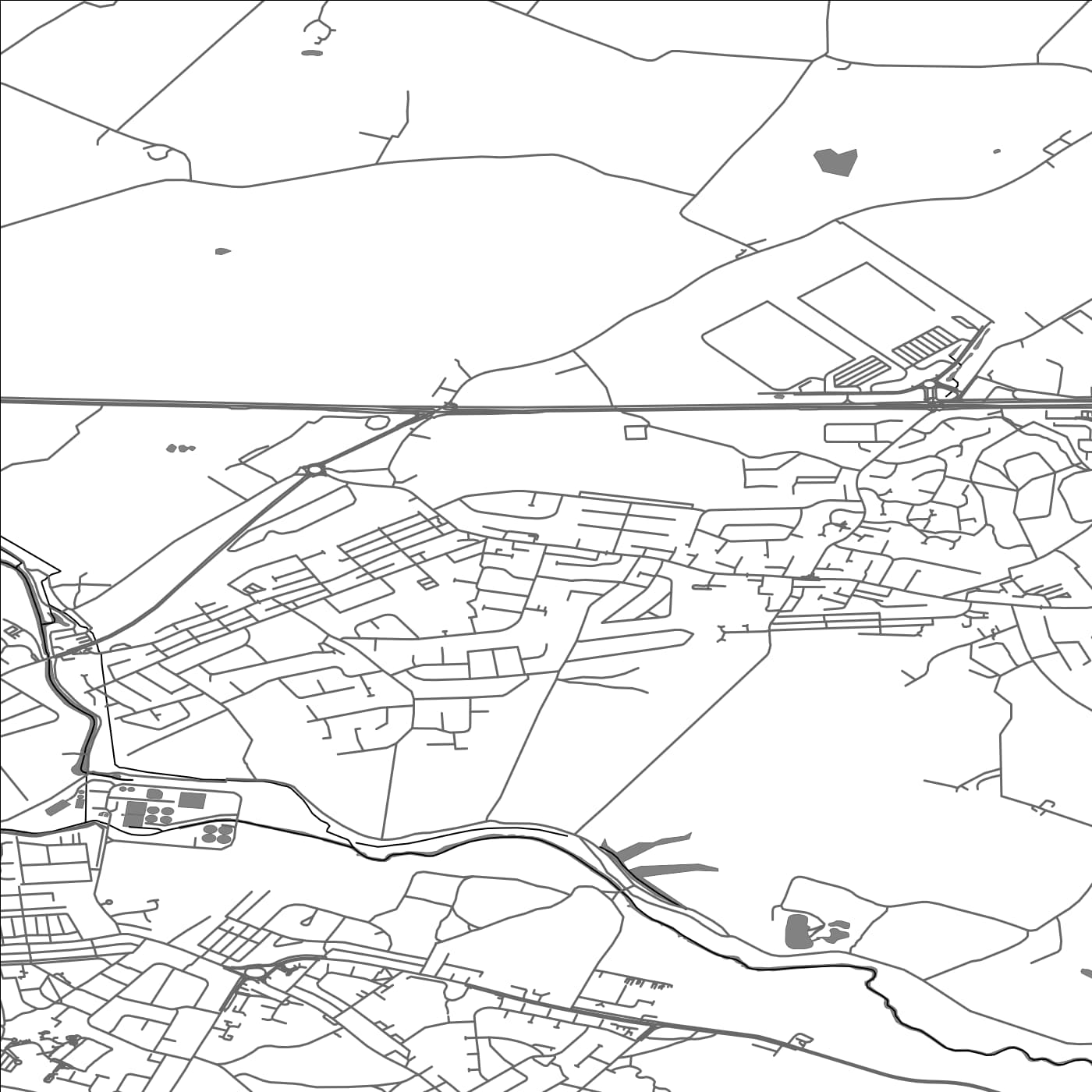 ROAD MAP OF HAYDOCK, UNITED KINGDOM BY MAPBAKES