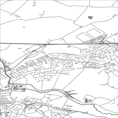 ROAD MAP OF HAYDOCK, UNITED KINGDOM BY MAPBAKES