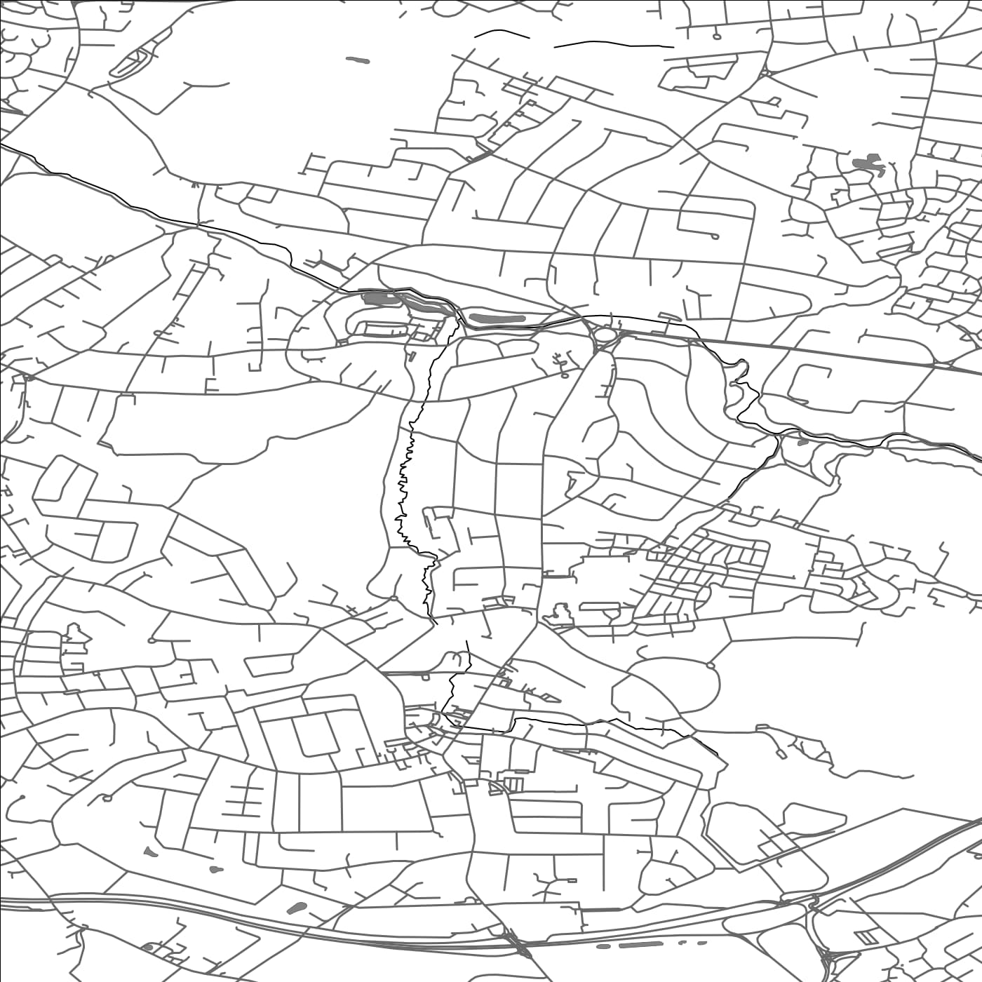 ROAD MAP OF HAZEL GROVE AND BRAMHALL, UNITED KINGDOM BY MAPBAKES