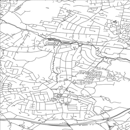 ROAD MAP OF HAZEL GROVE AND BRAMHALL, UNITED KINGDOM BY MAPBAKES