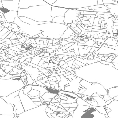 ROAD MAP OF HEANOR AND LOSCOE, UNITED KINGDOM BY MAPBAKES