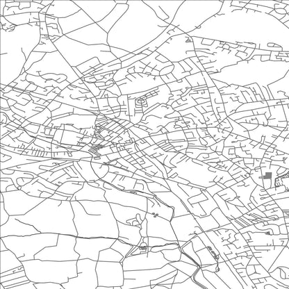 ROAD MAP OF HECKMONDWIKE, UNITED KINGDOM BY MAPBAKES