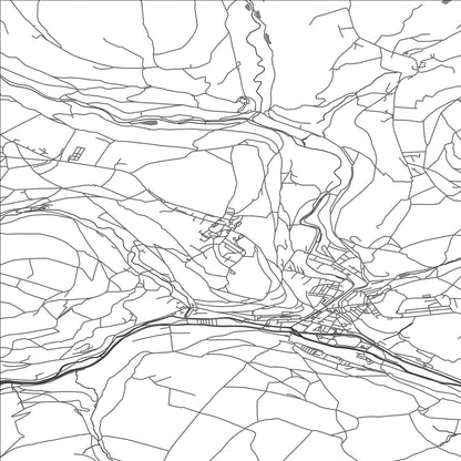 ROAD MAP OF HEPTONSTALL, UNITED KINGDOM BY MAPBAKES