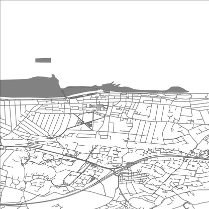 ROAD MAP OF HERNE BAY, UNITED KINGDOM BY MAPBAKES