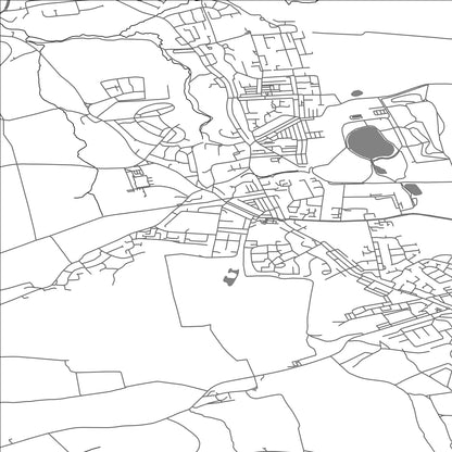 ROAD MAP OF HETTON, UNITED KINGDOM BY MAPBAKES