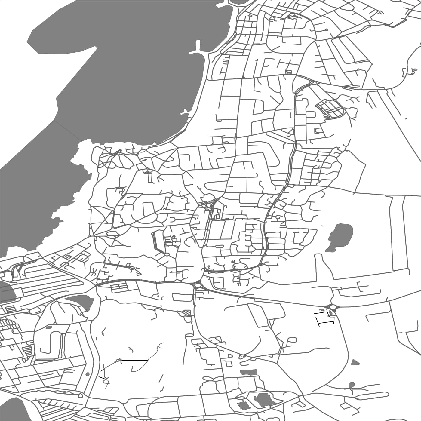 ROAD MAP OF HEYSHAM, UNITED KINGDOM BY MAPBAKES