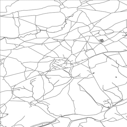 ROAD MAP OF HIGHAM-WITH-WEST CLOSE BOOTH, UNITED KINGDOM BY MAPBAKES