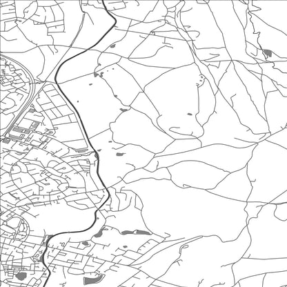 ROAD MAP OF HIGHER HURDSFIELD, UNITED KINGDOM BY MAPBAKES