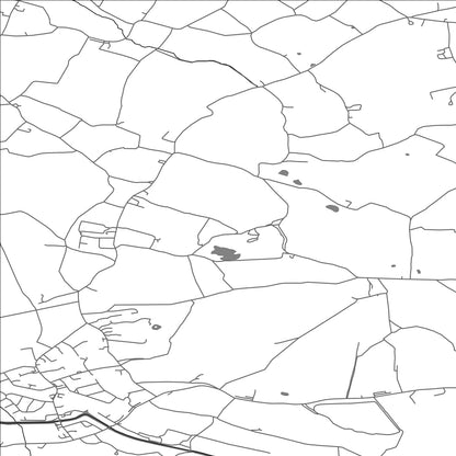 ROAD MAP OF HILLDALE, UNITED KINGDOM BY MAPBAKES