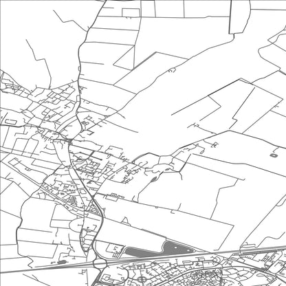 ROAD MAP OF HISTON, UNITED KINGDOM BY MAPBAKES