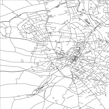 ROAD MAP OF HITCHIN, UNITED KINGDOM BY MAPBAKES