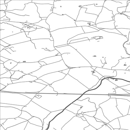 ROAD MAP OF HOGHTON, UNITED KINGDOM BY MAPBAKES