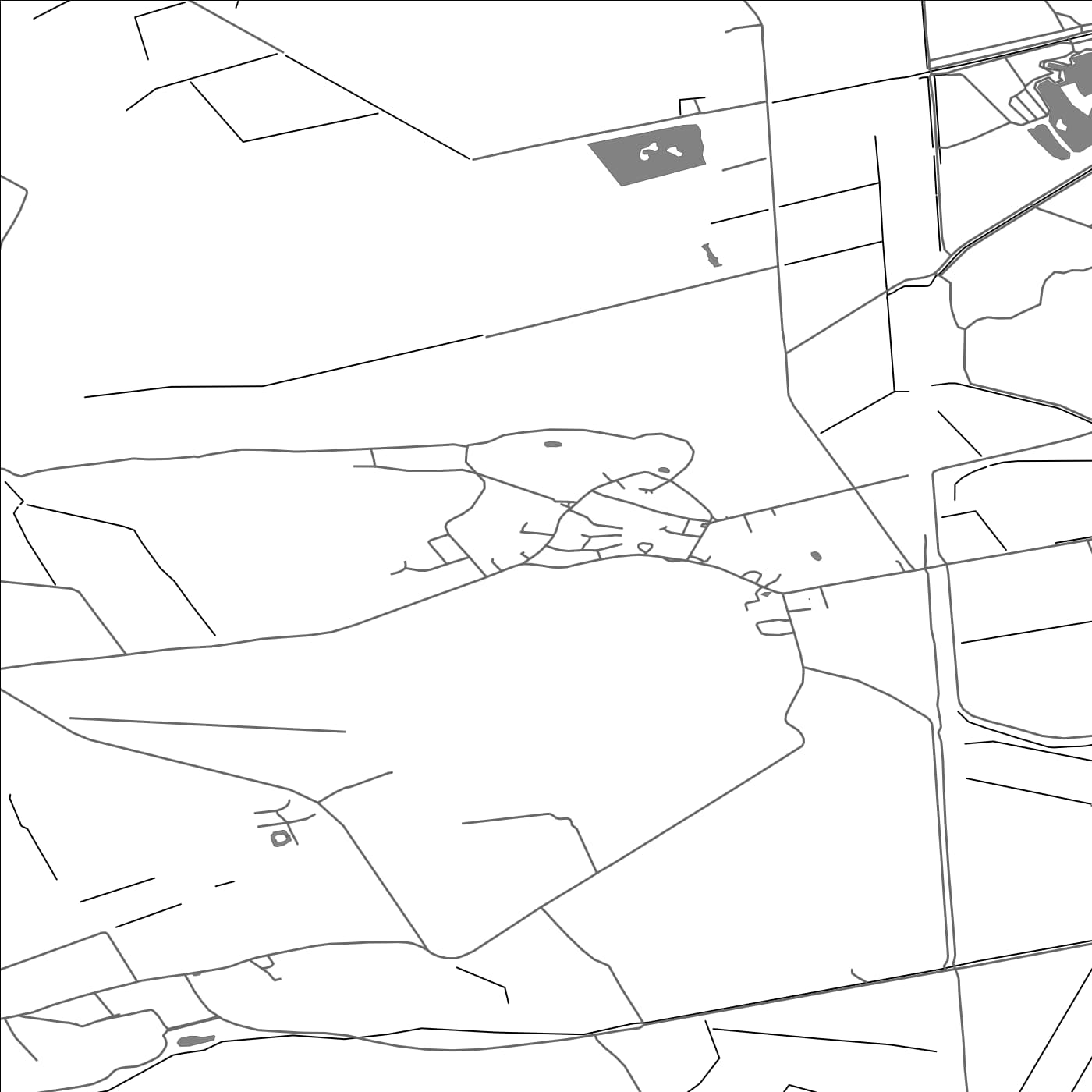 ROAD MAP OF HOLME, UNITED KINGDOM BY MAPBAKES