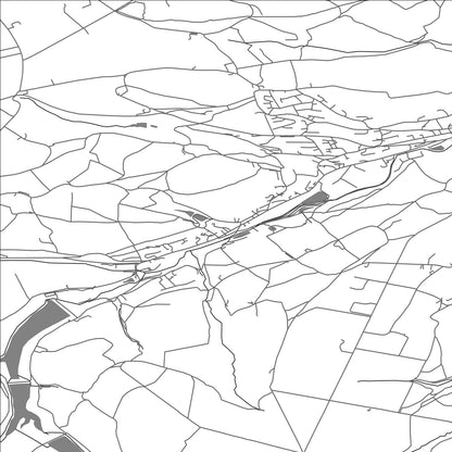 ROAD MAP OF HOLME VALLEY, UNITED KINGDOM BY MAPBAKES