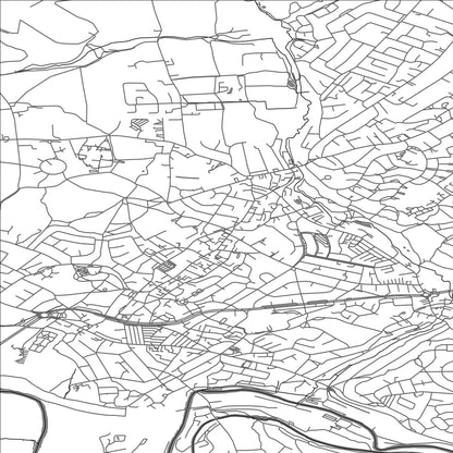 ROAD MAP OF HORSFORTH, UNITED KINGDOM BY MAPBAKES