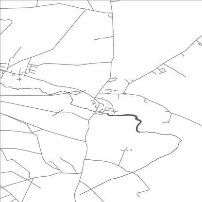 ROAD MAP OF HORTON, UNITED KINGDOM BY MAPBAKES