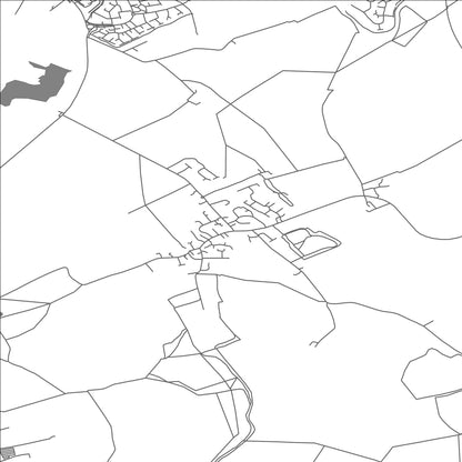 ROAD MAP OF HOUGHTON CONQUEST, UNITED KINGDOM BY MAPBAKES