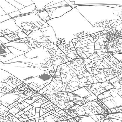 ROAD MAP OF HOUGHTON REGIS, UNITED KINGDOM BY MAPBAKES