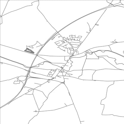 ROAD MAP OF ILCHESTER, UNITED KINGDOM BY MAPBAKES