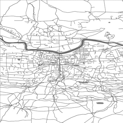 ROAD MAP OF ILKLEY, UNITED KINGDOM BY MAPBAKES