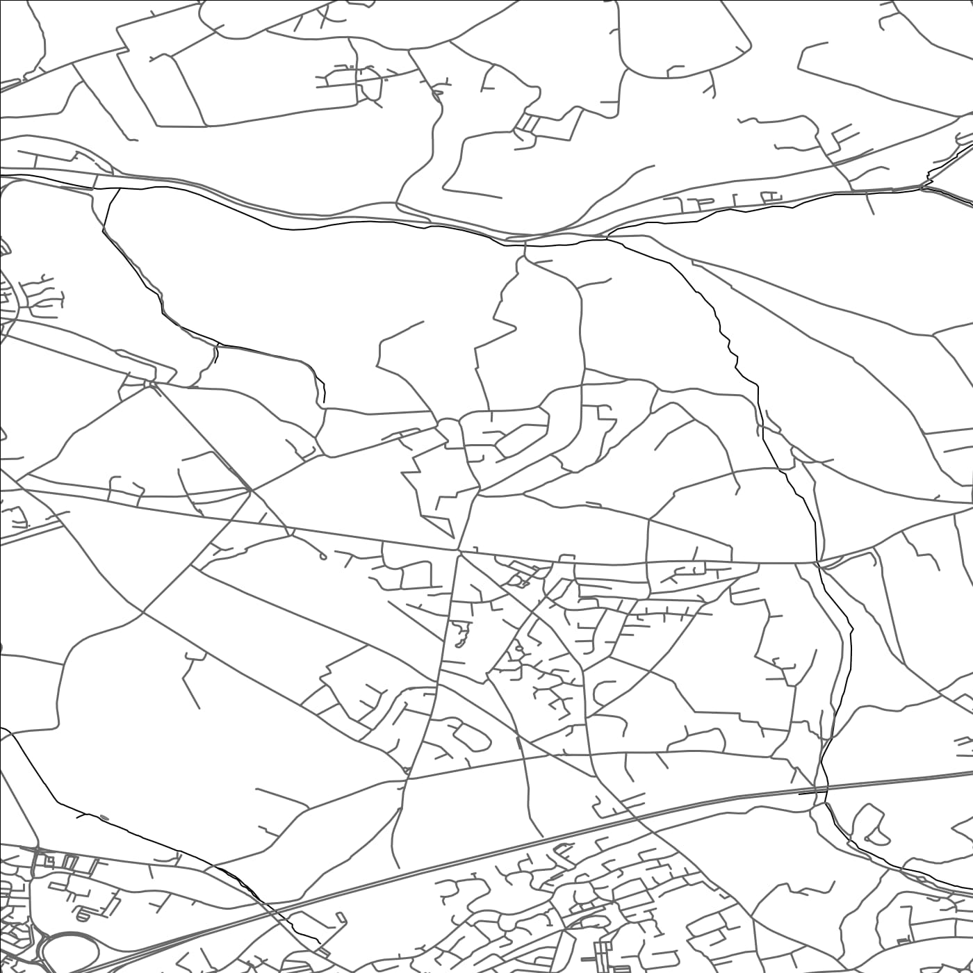 ROAD MAP OF ILLOGAN, UNITED KINGDOM BY MAPBAKES