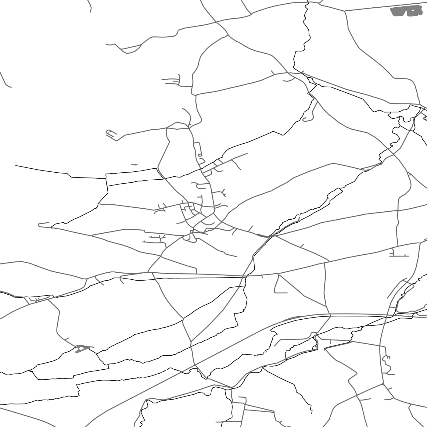 ROAD MAP OF ILTON, UNITED KINGDOM BY MAPBAKES