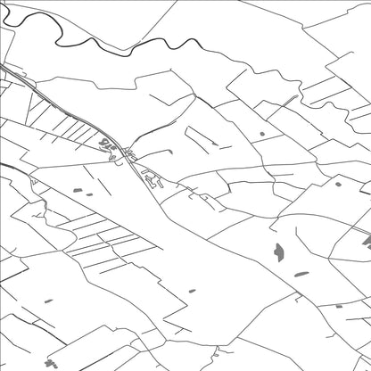 ROAD MAP OF INCE BLUNDELL, UNITED KINGDOM BY MAPBAKES