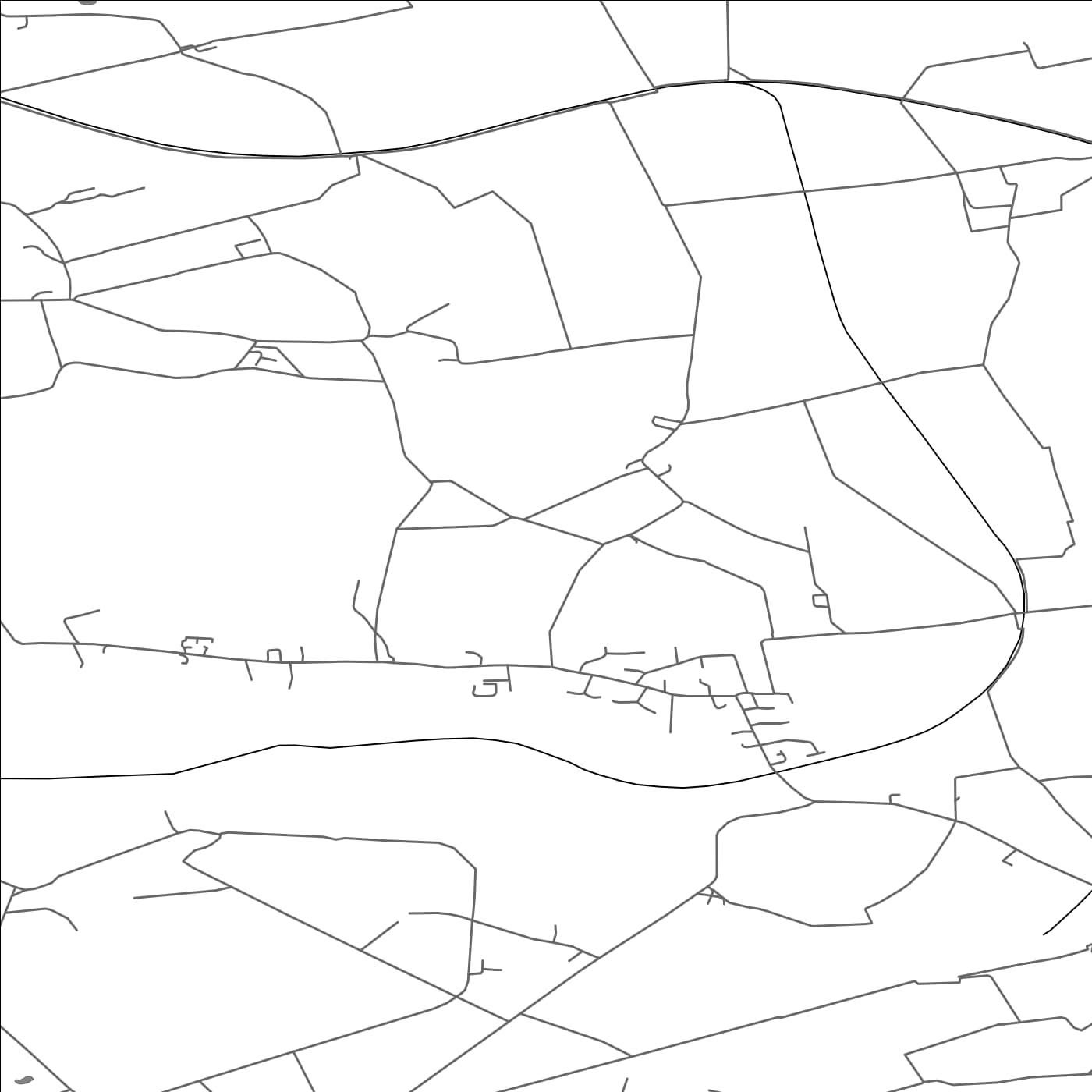 ROAD MAP OF INSKIP-WITH-SOWERBY, UNITED KINGDOM BY MAPBAKES