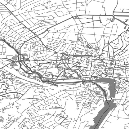 ROAD MAP OF IPSWICH, UNITED KINGDOM BY MAPBAKES