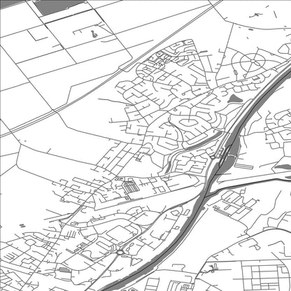 ROAD MAP OF IRLAM, UNITED KINGDOM BY MAPBAKES