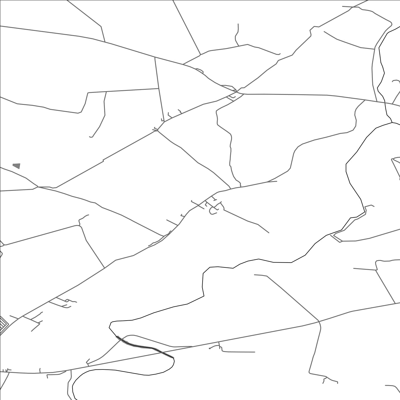 ROAD MAP OF IRTHINGTON, UNITED KINGDOM BY MAPBAKES