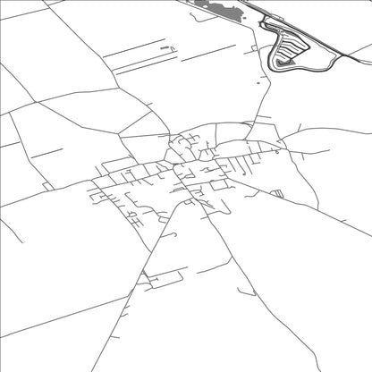 ROAD MAP OF ISLEHAM, UNITED KINGDOM BY MAPBAKES