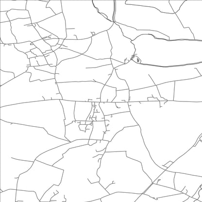 ROAD MAP OF KEINTON MANDEVILLE, UNITED KINGDOM BY MAPBAKES