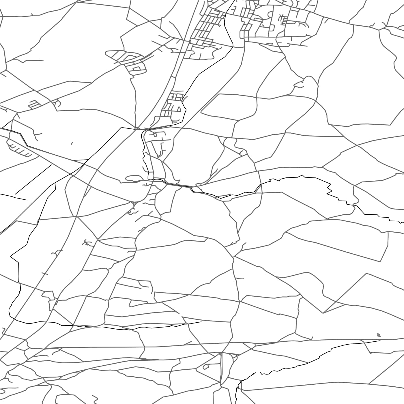 ROAD MAP OF KELBROOK AND SOUGH, UNITED KINGDOM BY MAPBAKES