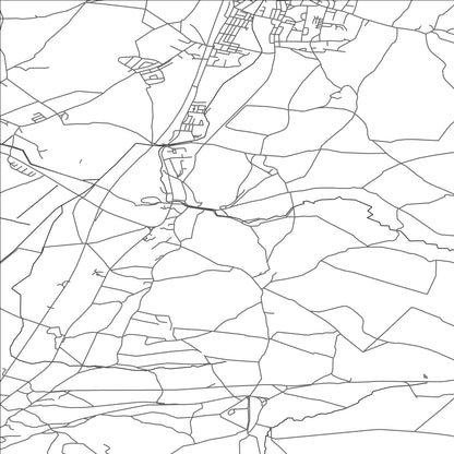 ROAD MAP OF KELBROOK AND SOUGH, UNITED KINGDOM BY MAPBAKES