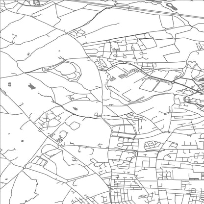 ROAD MAP OF KERESLEY, UNITED KINGDOM BY MAPBAKES