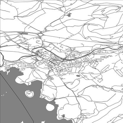 ROAD MAP OF KESWICK, UNITED KINGDOM BY MAPBAKES