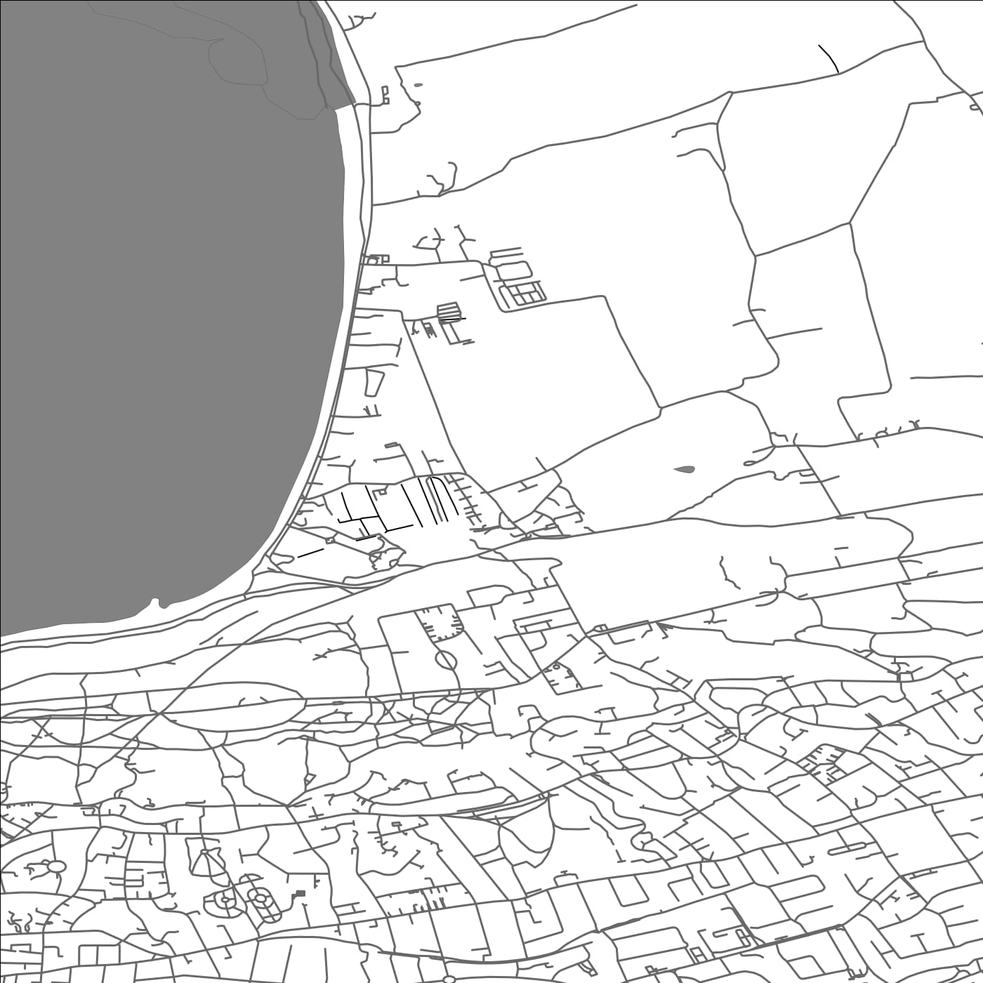 ROAD MAP OF KEWSTOKE, UNITED KINGDOM BY MAPBAKES