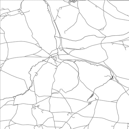 ROAD MAP OF KILMERSDON, UNITED KINGDOM BY MAPBAKES