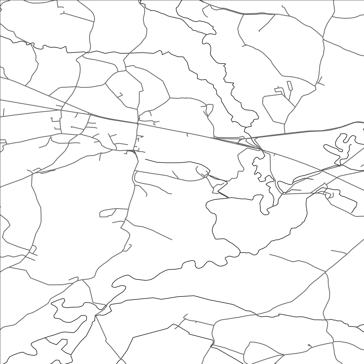 ROAD MAP OF KILMINGTON, UNITED KINGDOM BY MAPBAKES