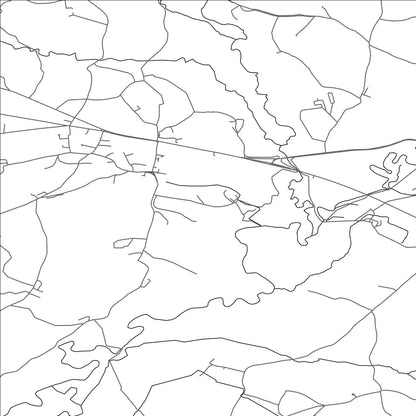 ROAD MAP OF KILMINGTON, UNITED KINGDOM BY MAPBAKES