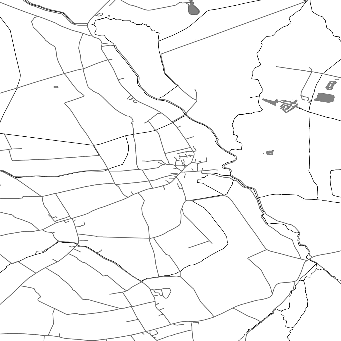 ROAD MAP OF KINGSBURY EPISCOPI, UNITED KINGDOM BY MAPBAKES