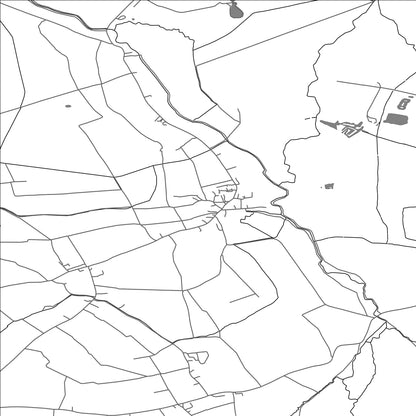 ROAD MAP OF KINGSBURY EPISCOPI, UNITED KINGDOM BY MAPBAKES